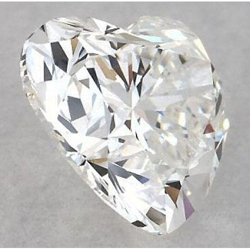 Diamant en forme de cœur de 6 carats, non serti, couleur F, pureté VVS2, très bonne taille