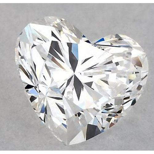 Diamant en forme de cœur de 4,5 carats, non serti, couleur F, pureté VVS1, très bonne taille