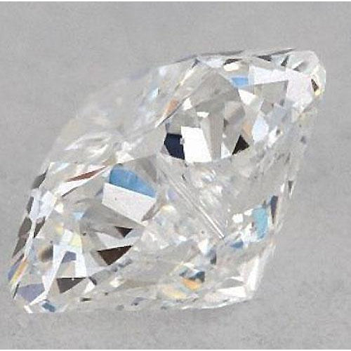 Forme Cœur Diamant bague en Gold – vue de face