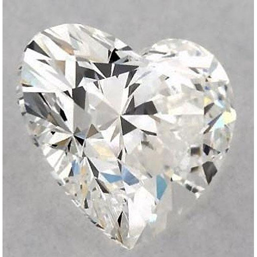 Diamant en forme de cœur de 4 carats, non serti, couleur F, pureté VVS2, très bonne taille