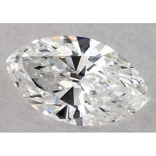 Taille Marquise Diamant Fin bague en Gold – vue de face