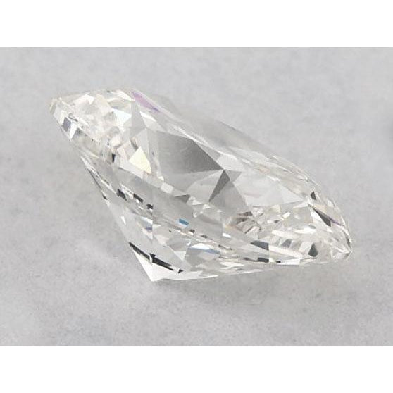 Diamant ovale de 2,25 carats, non serti, couleur F, pureté VS1, très bonne taille