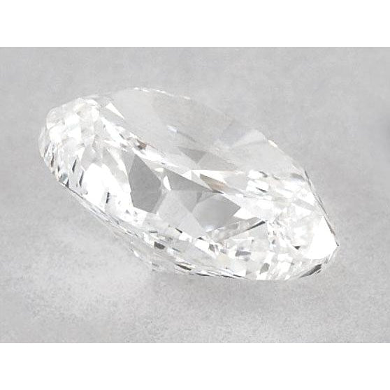 Taille Ovale Diamant Fin bague en Gold – vue de face