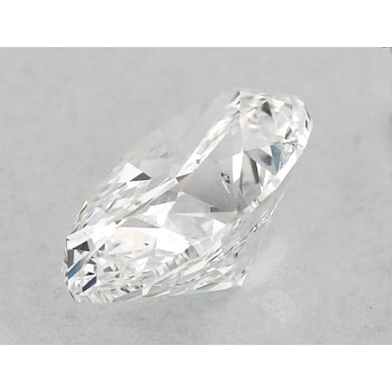 Diamant Taille Ovale Diamant Extrait Loose en Gold – vue de face