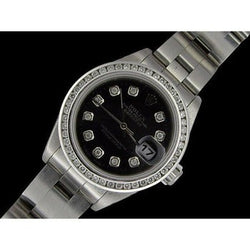 Magnifique Datejust Rolex Regarder Femme Bracelet huître