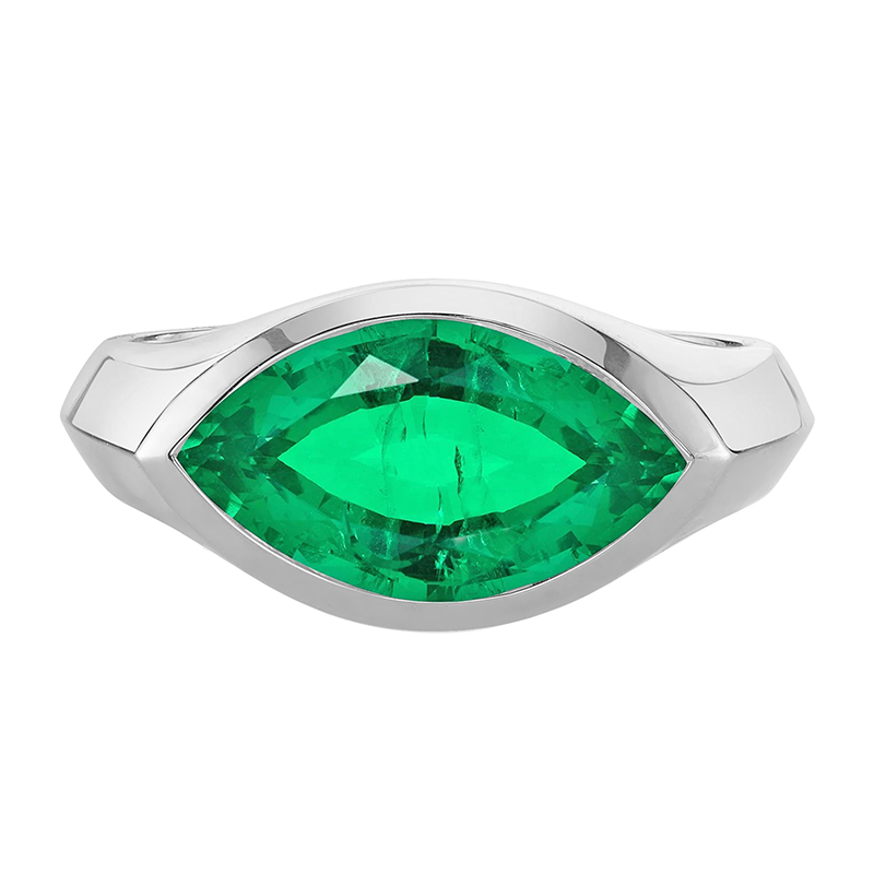 Éblouissant Bague Pierre Précieuse 4 carats – vue principale