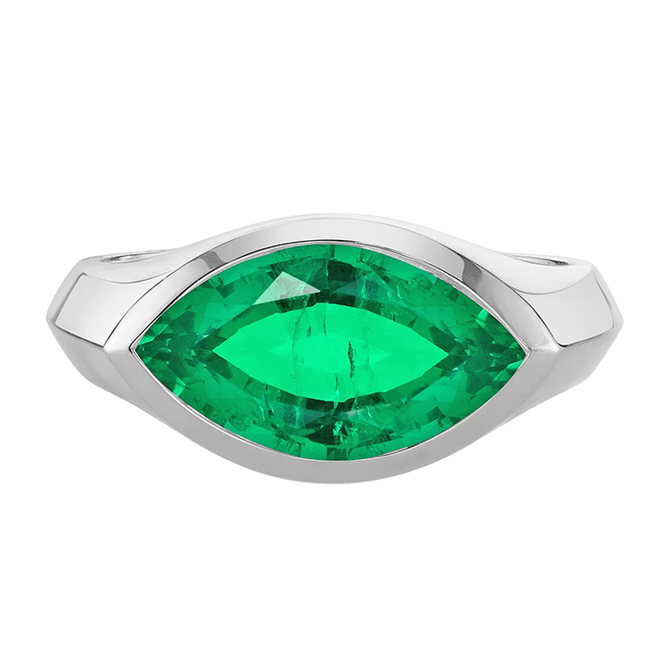 Éblouissant Bague Pierre Précieuse 4 carats – vue principale