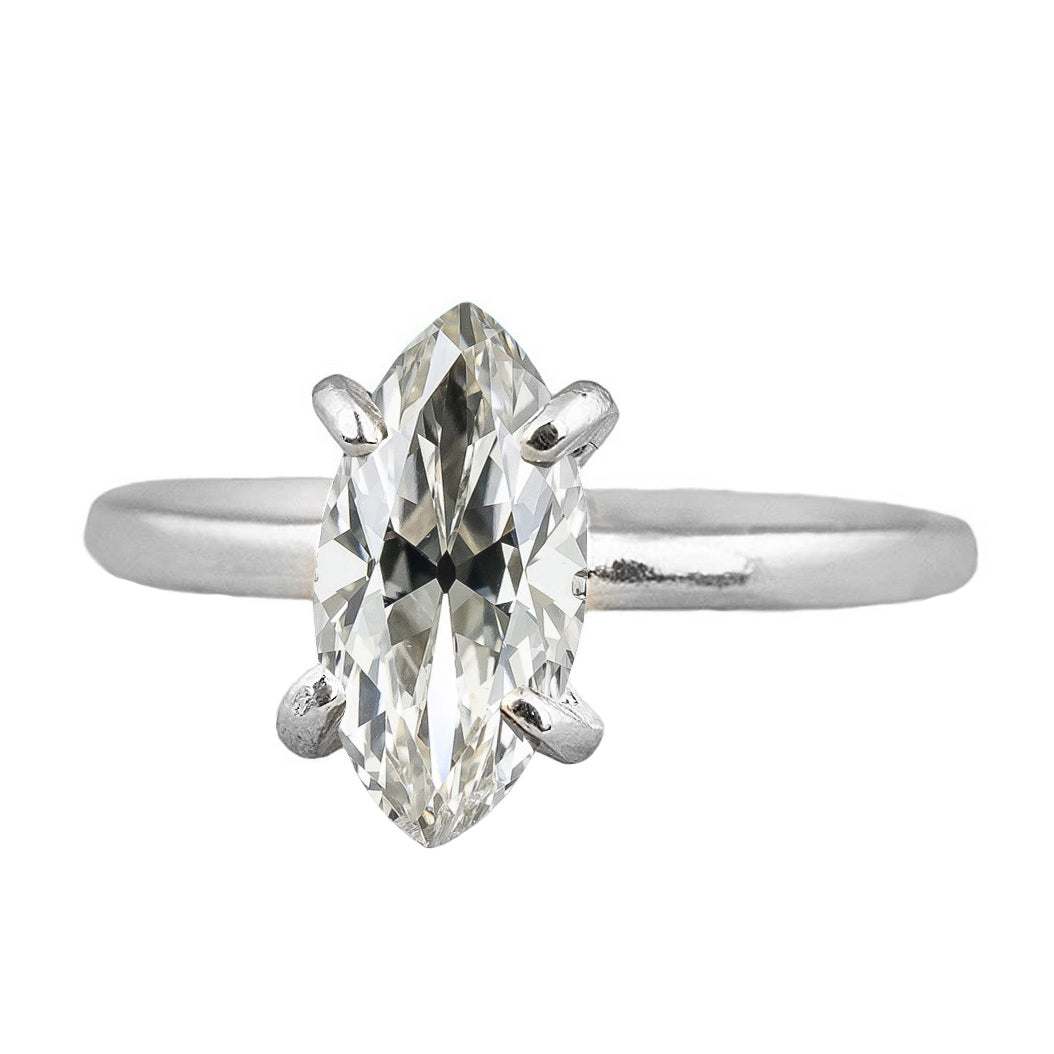 Artisanal Solitaire de Fiançailles 3,50 carats – vue principale