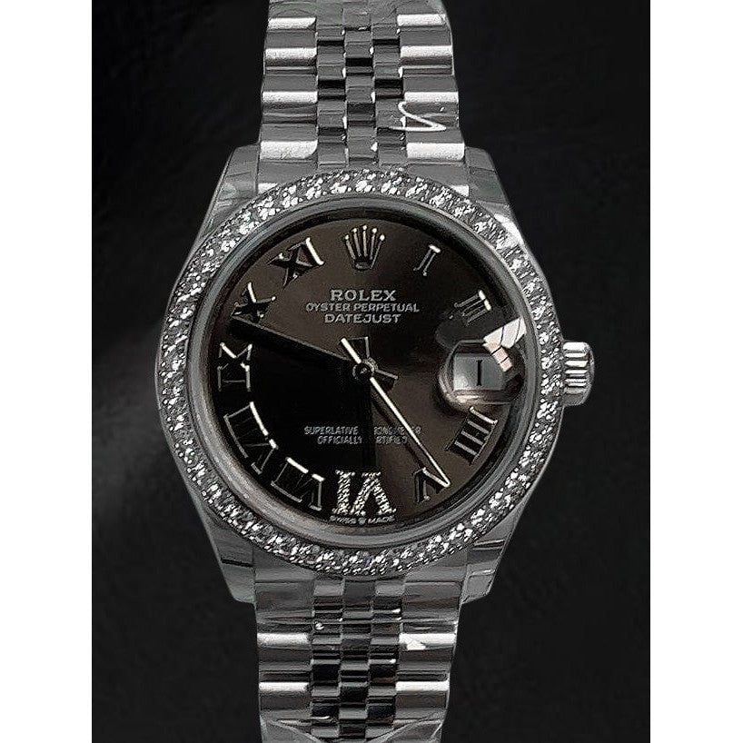 Diamant Fin Rolex en Platine Massif – vue principale
