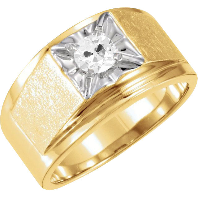 Fait à la main Bague Masculine 1,50 carats – vue principale