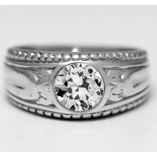 Diamant Fin Bague Masculine – vue principale