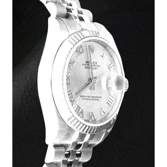 Gemme Rolex -carats Sterling Silver White Gold – vue de face