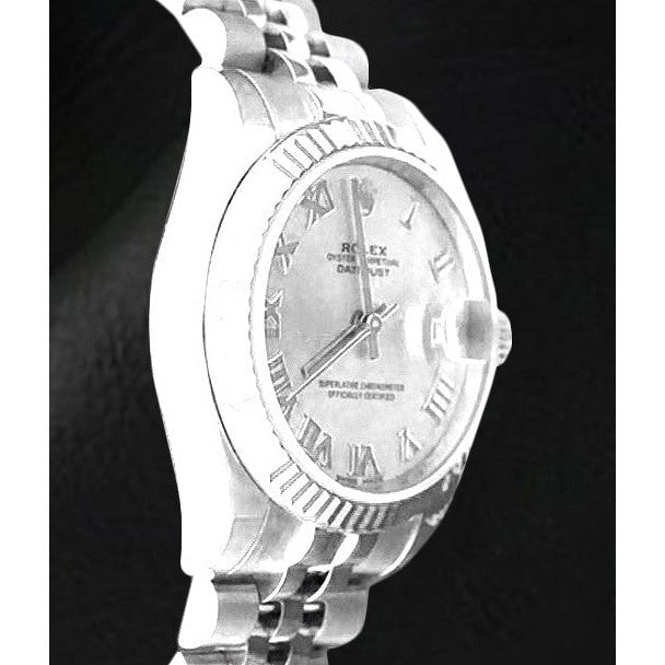 Gemme Rolex -carats Sterling Silver White Gold – vue de face