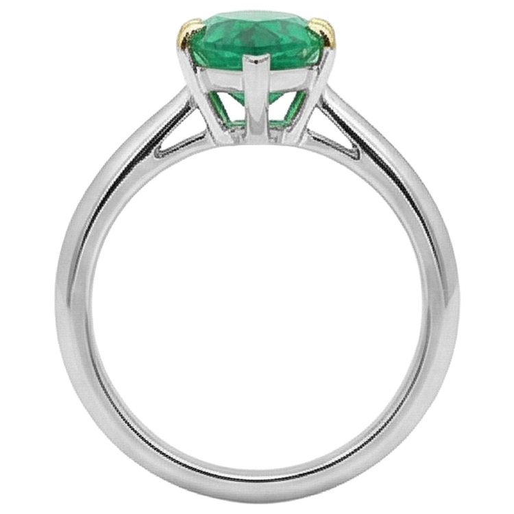 Signature Bague Pierre de Couleur 3 carats – vue détaillée