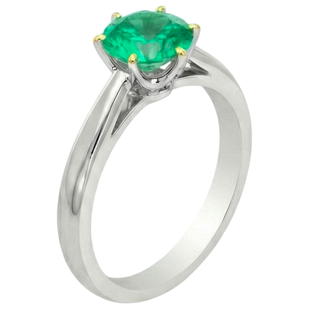 Fait à la main Bague avec Gemme 2,50 carats – vue d'angle