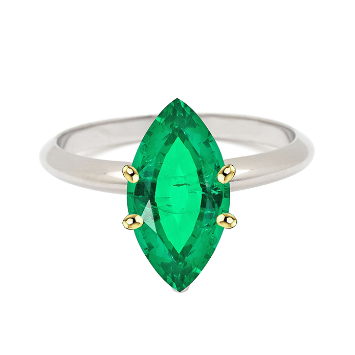Signature Bague Pierre de Couleur 3 carats – vue principale