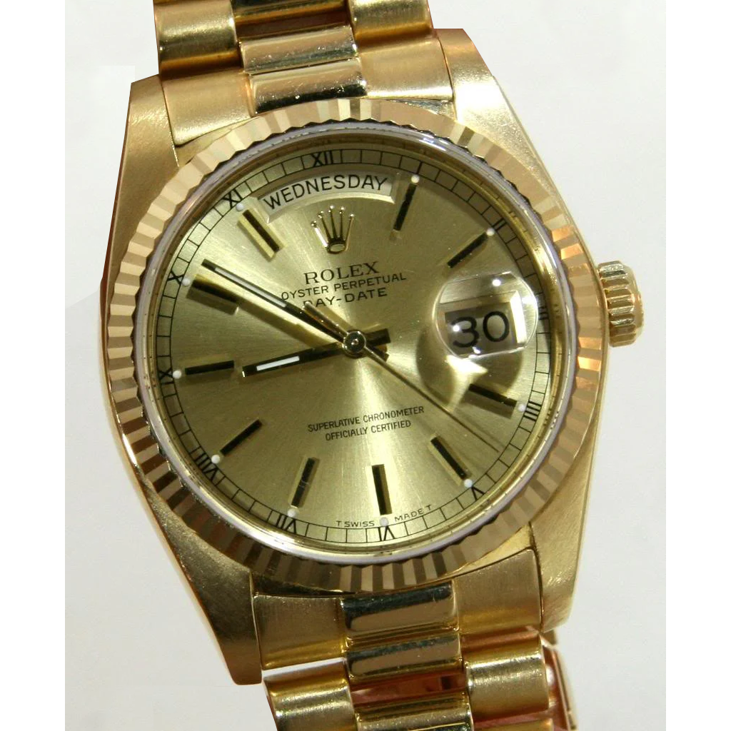 Montre Rolex Day-Date President en Or Jaune Présidentielle