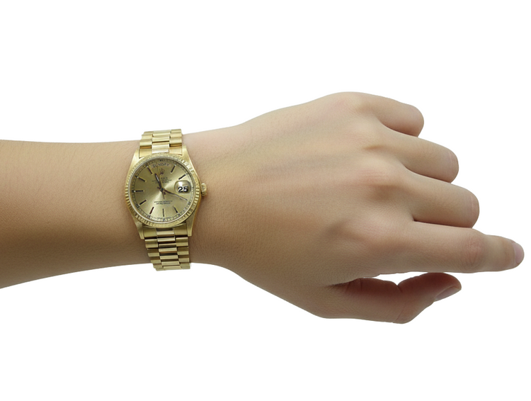 Montre Rolex Day-Date President en Or Jaune Présidentielle