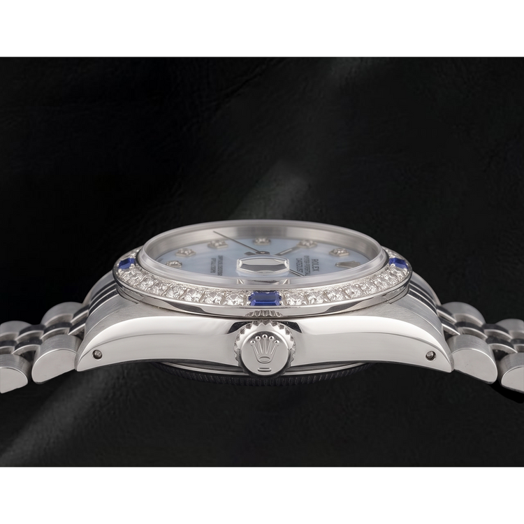 Montre Rolex Date-just 31 mm en nacre pour homme