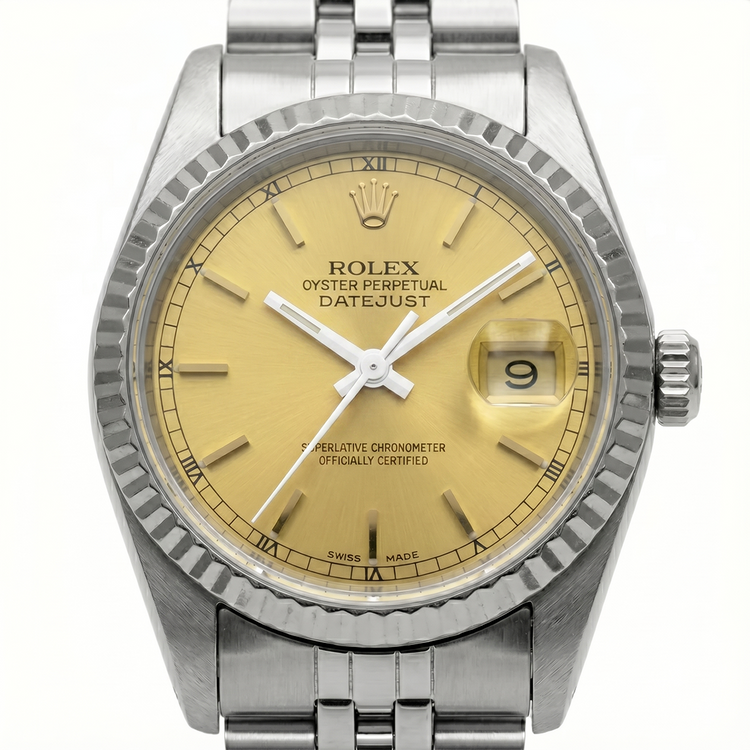 Montre Rolex Datejust dame Cadran Rolex acier inoxydable jubilé Datejust