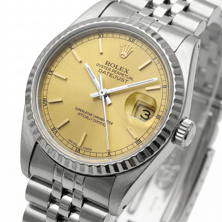 Montre Rolex Datejust dame Cadran Rolex acier inoxydable jubilé Datejust
