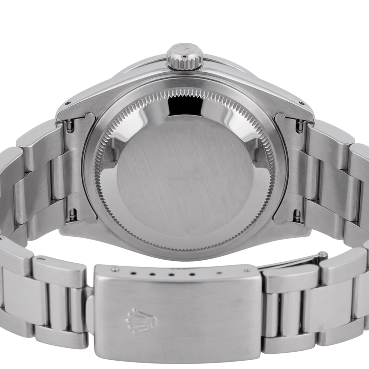 Montre Rolex Datejust pour homme en acier inoxydable avec cadran rose et lunette en diamant - prise rapide