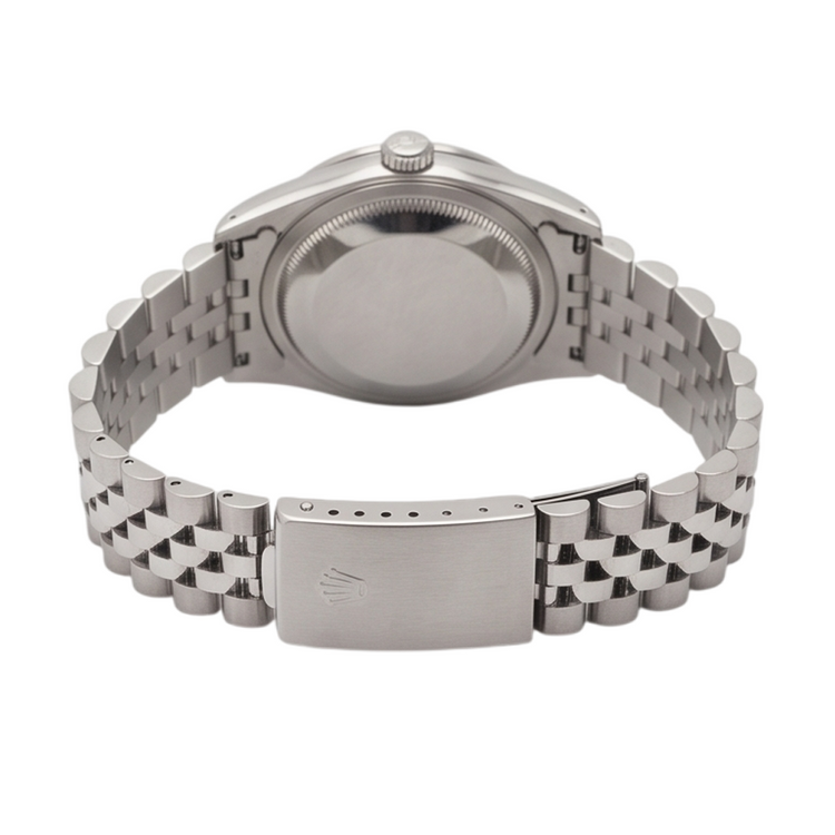 Montre Rolex à cadran fleur rose acier inoxydable jubilé diamant Rolex Datejust réglage rapide