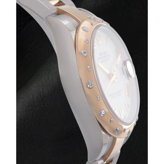 Montre pour femme Rolex Oyster Perpetual Datejust 31 mm en acier or jaune