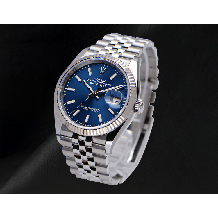Montre pour homme Rolex Datejust 36 mm en acier inoxydable Jubilee