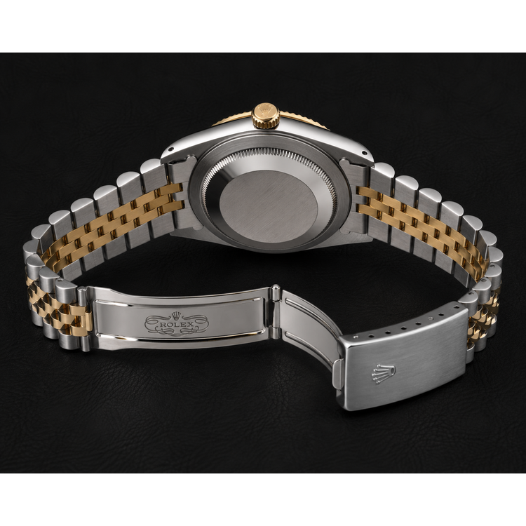 Montre Rolex Datejust 31 mm pour femme, bicolore chocolat, cadran à chiffres romains