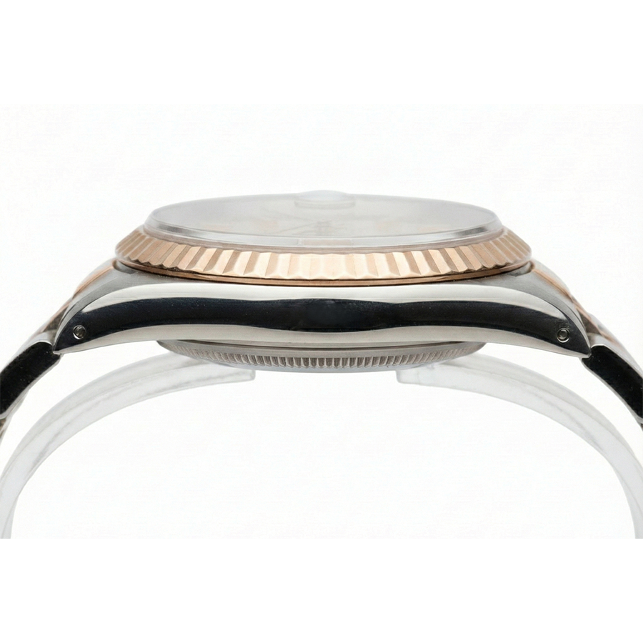 Montre Dame Champagne Bâton Cadran Rolex Lunette Or Jaune Jubilé