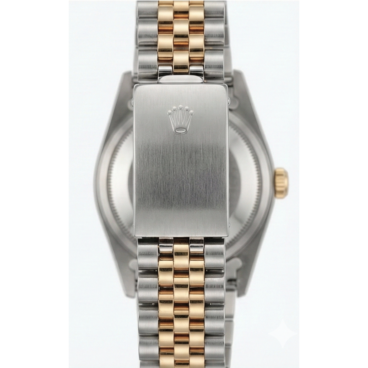 Montre Dame Champagne Bâton Cadran Rolex Lunette Or Jaune Jubilé