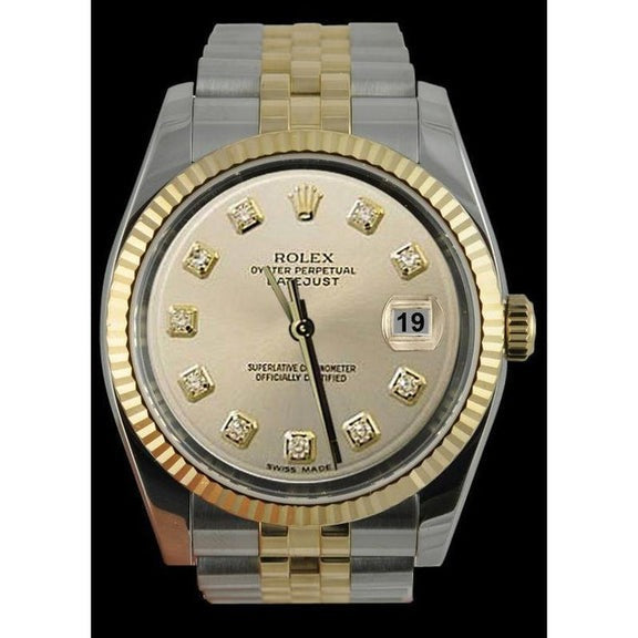 Montre Datejust Rolex Gents acier inoxydable