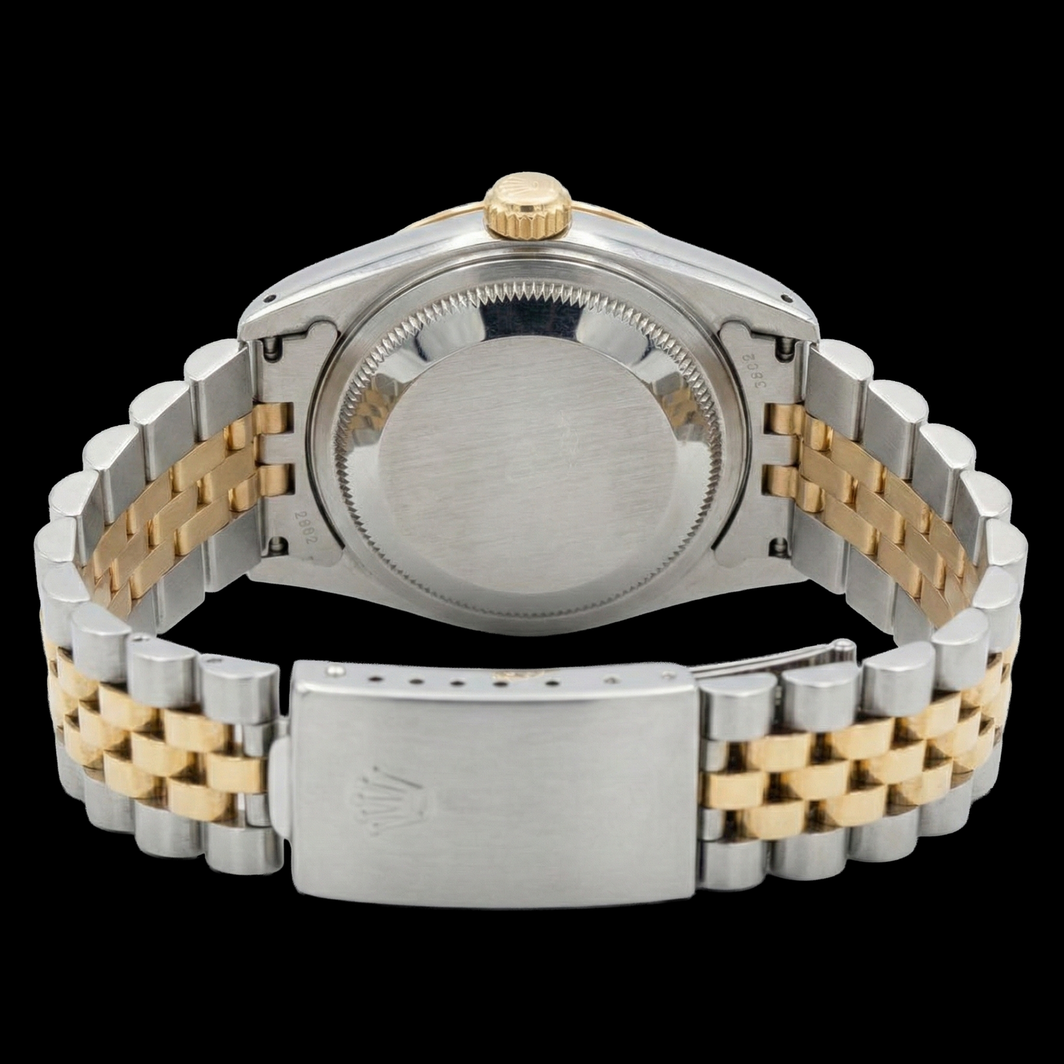 Montre Datejust pour femme, cadran blanc, jubilé en acier inoxydable et or, Rolex