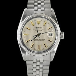 Montre Datejust pour hommes acier inoxydable Jubilé Stick Cadran Lunette cannelée Rolex à réglage rapide