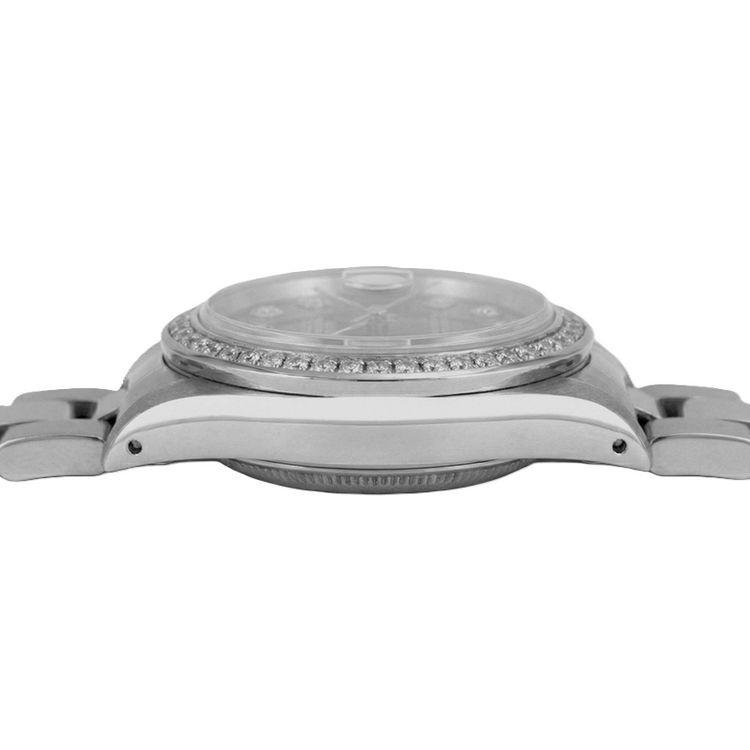 Montre Femme Rolex Bracelet huître Magnifique date juste Rolex