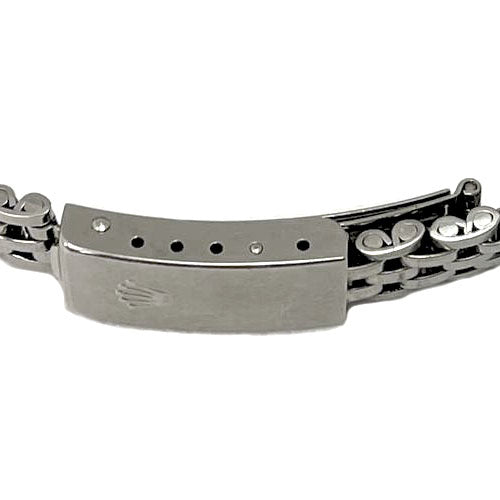 Montre Rolex 26 mm avec cadran argenté et date en acier inoxydable