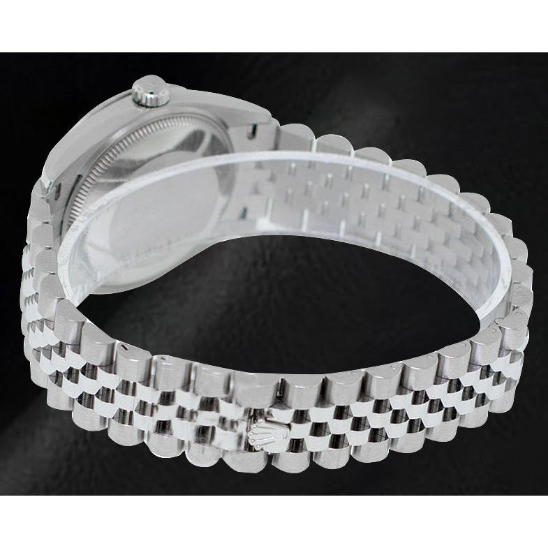 Montre Rolex 278274 Date-just 31 mm avec cadran romain en rhodium foncé
