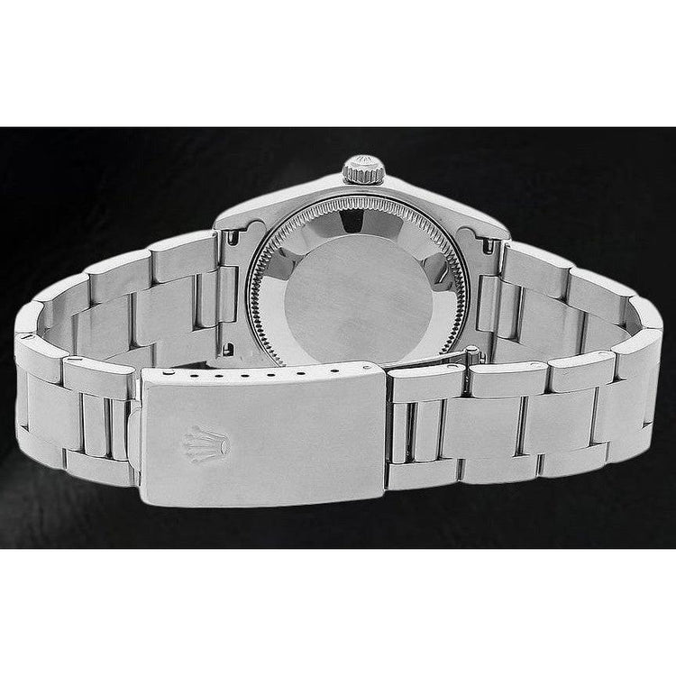 Montre Rolex 31 mm pour femme avec cadran blanc romain