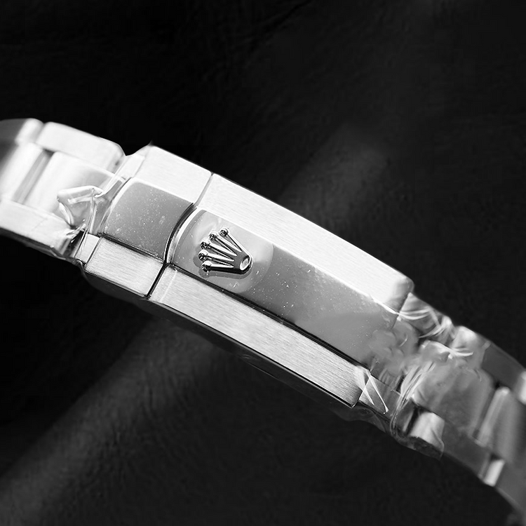 Montre Rolex Dame Date-just saumon en acier à cadran romain