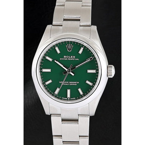 Montre Rolex Dame huître Perpétuelle 31 mm 