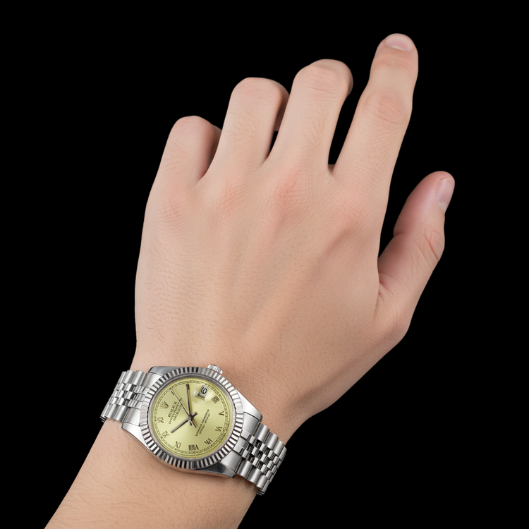 Montre Rolex DateJust Homme Bracelet Jubilee Acier Inoxydable