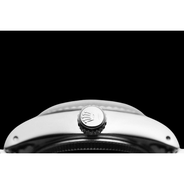 Montre Rolex Datejust 31 mm en acier inoxydable avec cadran noir