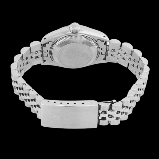 Montre Rolex Datejust 31 mm en acier inoxydable avec cadran noir