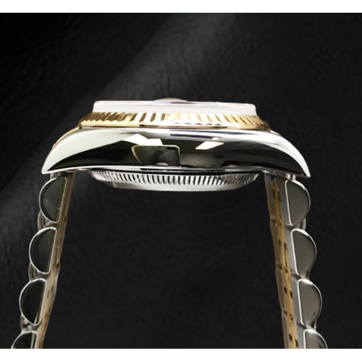 Montre Rolex Datejust Année 2001 Cadran Diamant Nacre Grise 26 mm Bicolore