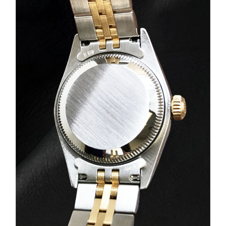 Montre Rolex Datejust Année 2001 Cadran Diamant Nacre Grise 26 mm Bicolore