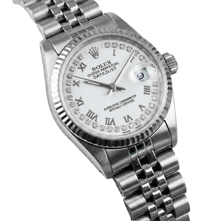 Montre Rolex Datejust Cadran Diamant Bracelet Jubilé Acier Inoxydable