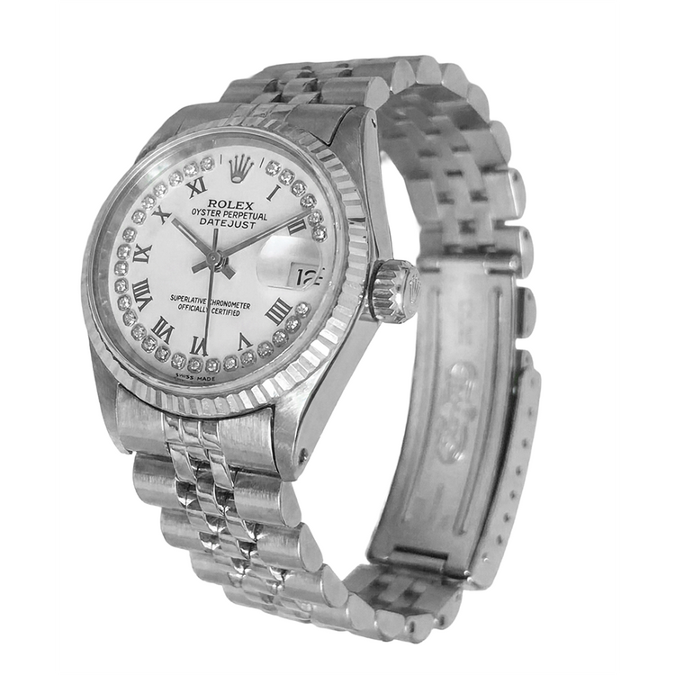 Montre Rolex Datejust Cadran Diamant Bracelet Jubilé Acier Inoxydable