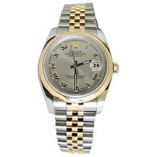 Montre Rolex Datejust à cadran romain gris