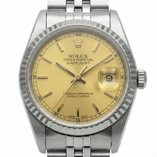 Montre Rolex Datejust dame Cadran Rolex acier inoxydable jubilé Datejust